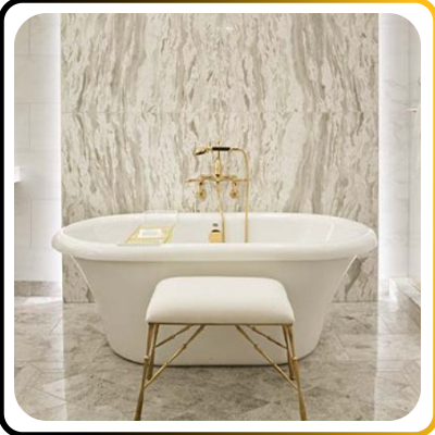 hotel bath in luxury setting