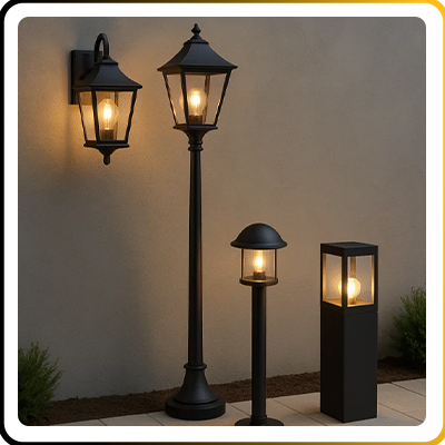 Outdoor commercial lighting