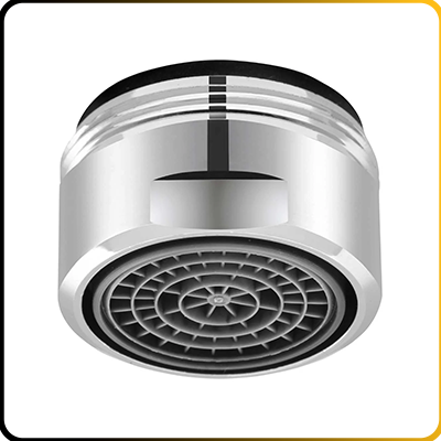 tap aerator on a white background