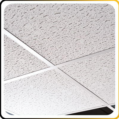 ceiling tiles in a modern indoor hospitality setting