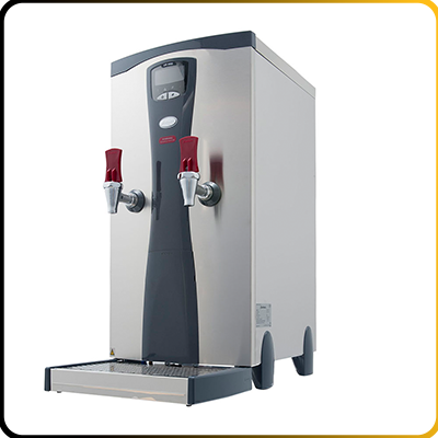 Instata countertop water boiler on a white background